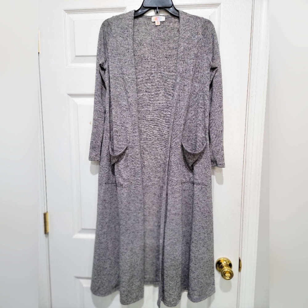 Lularoe Duster Heathered Grey (XS)